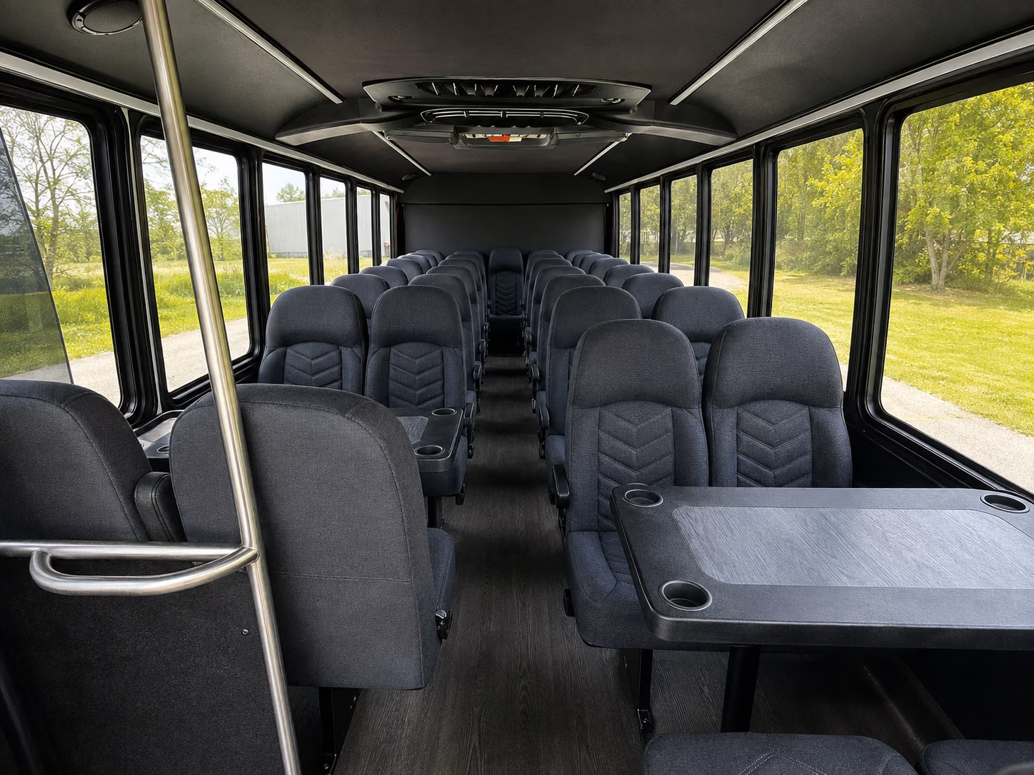 antioch 18 passenger minibus inside