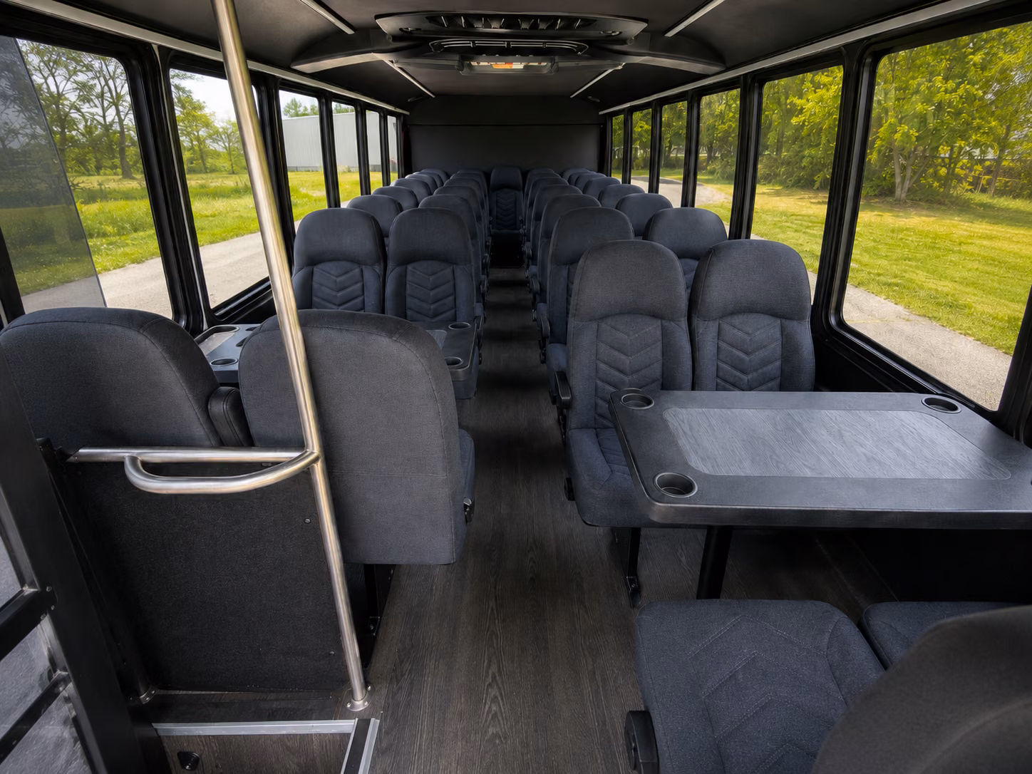 antioch 20 passenger minibus inside
