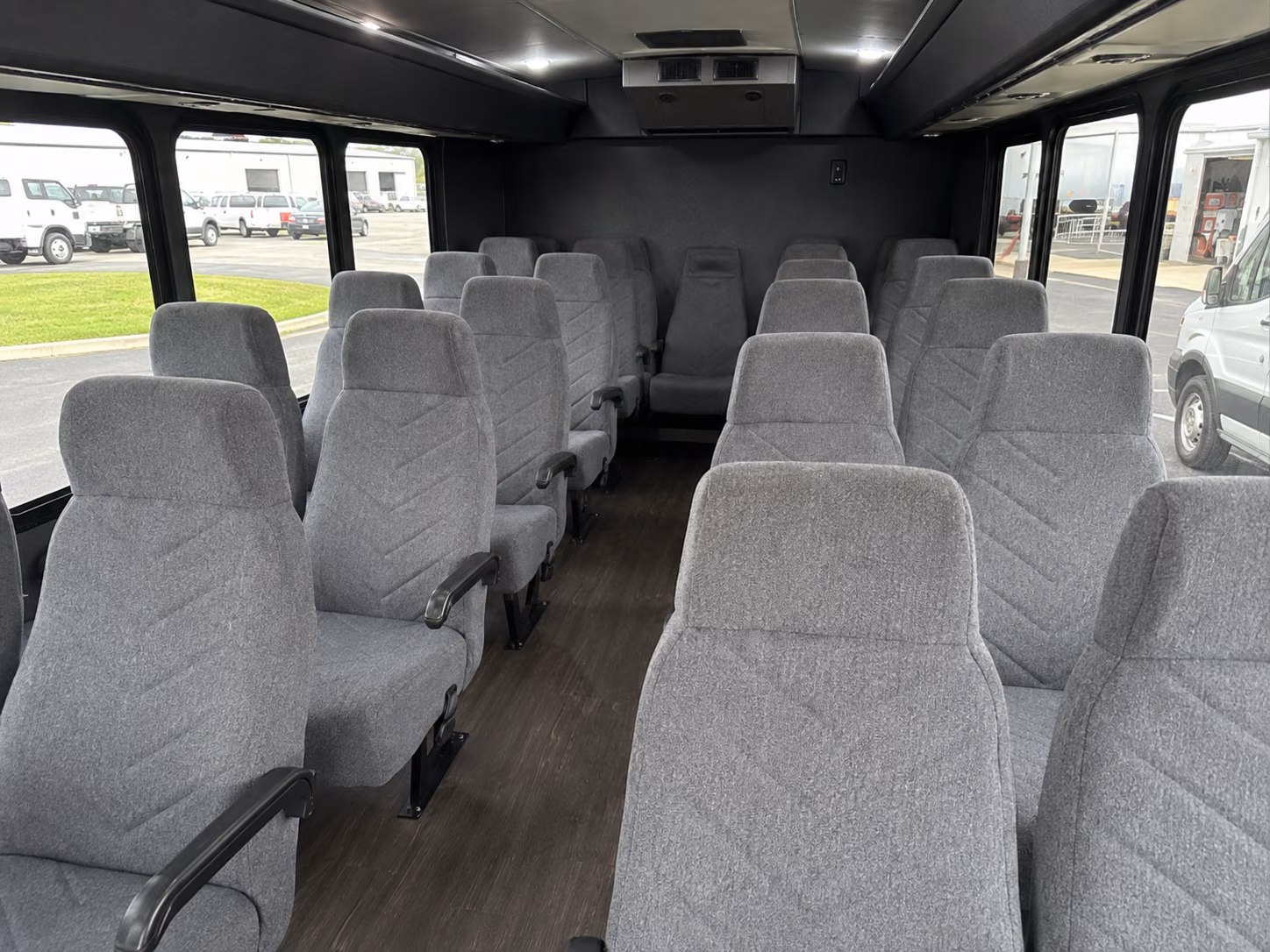 antioch 20 passenger minibus interior