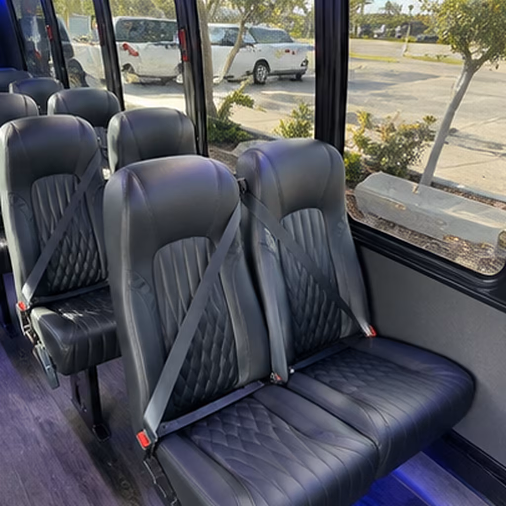 antioch 25 passenger minibus inside