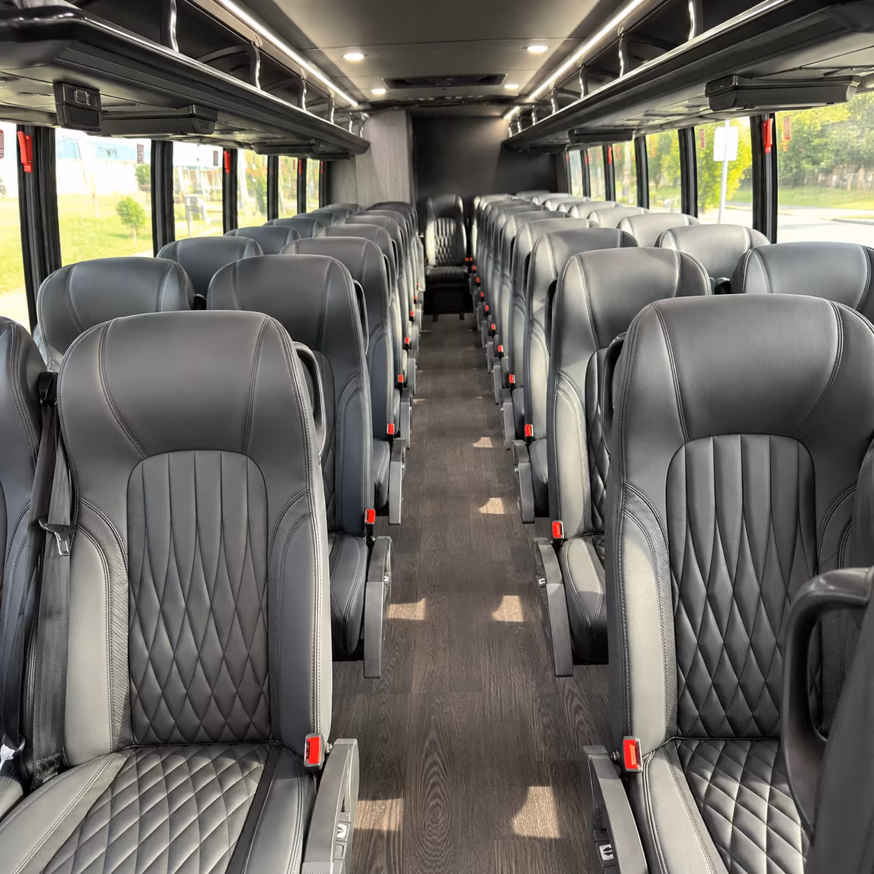 antioch 25 passenger minibus interior