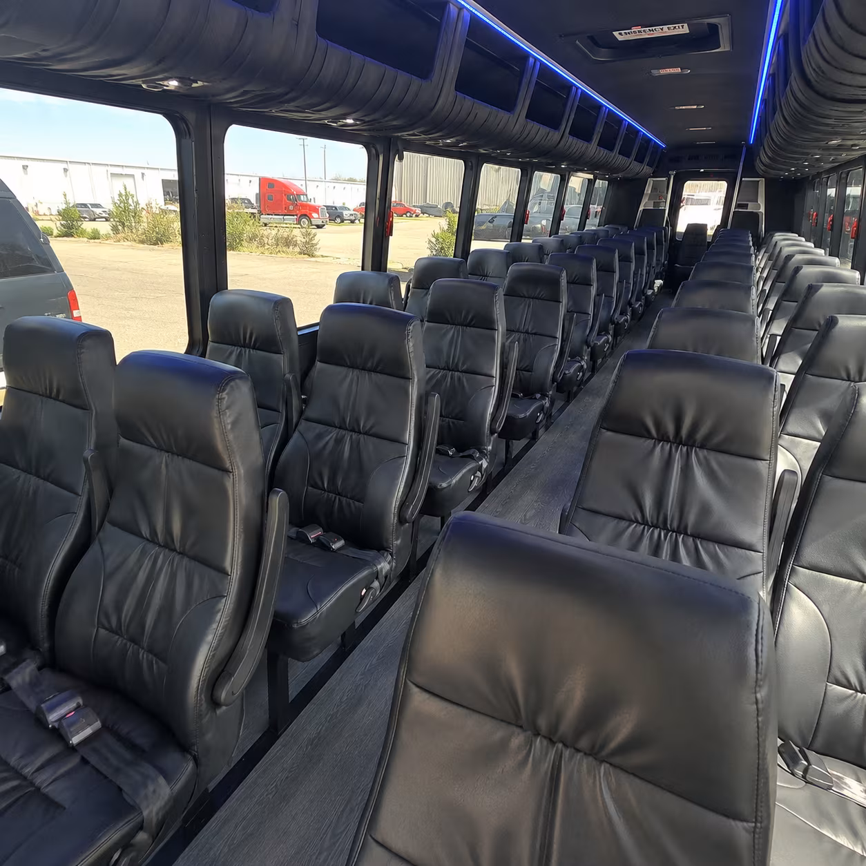 antioch 28 passenger minibus interior