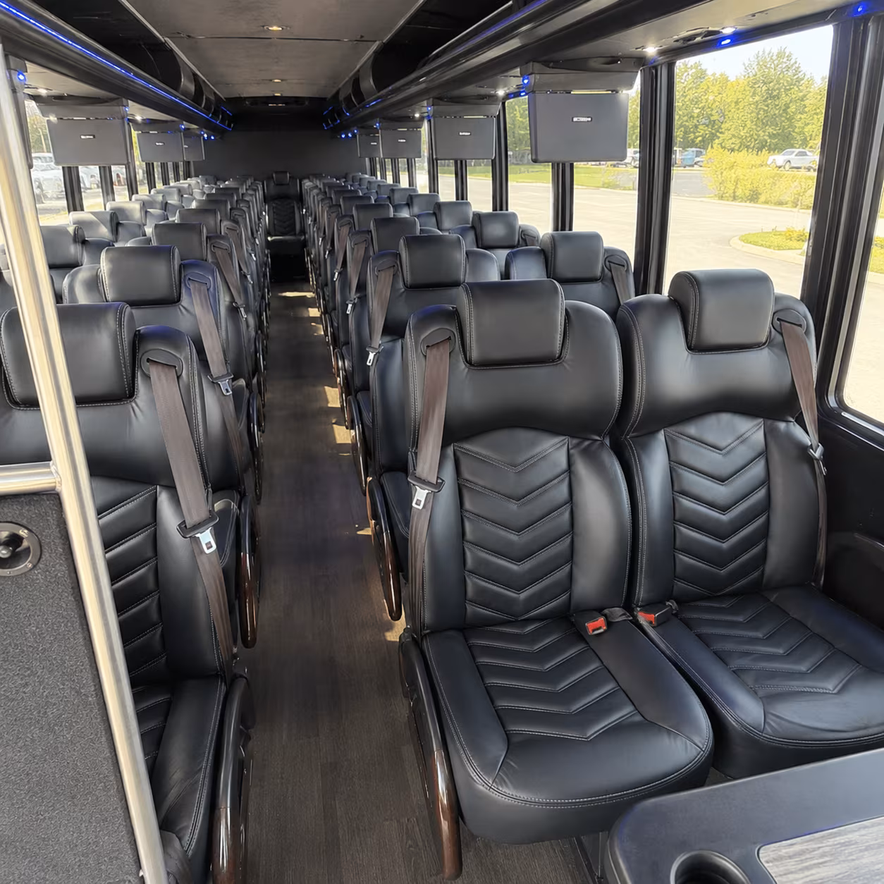 antioch 30 passenger minibus inside