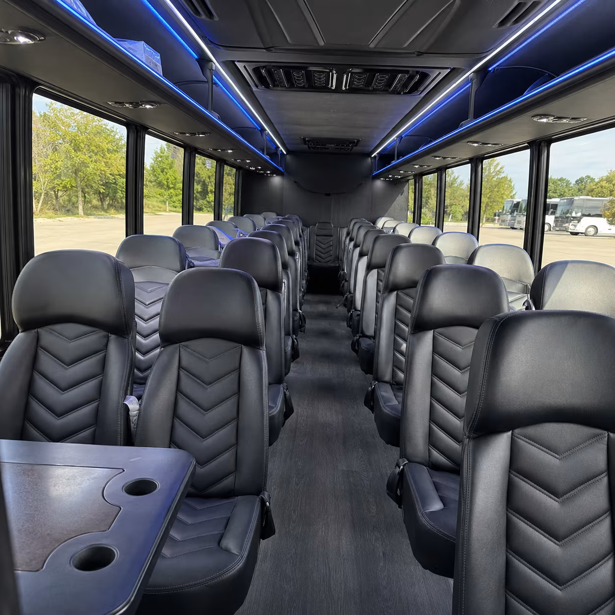 antioch 35 passenger minibus inside