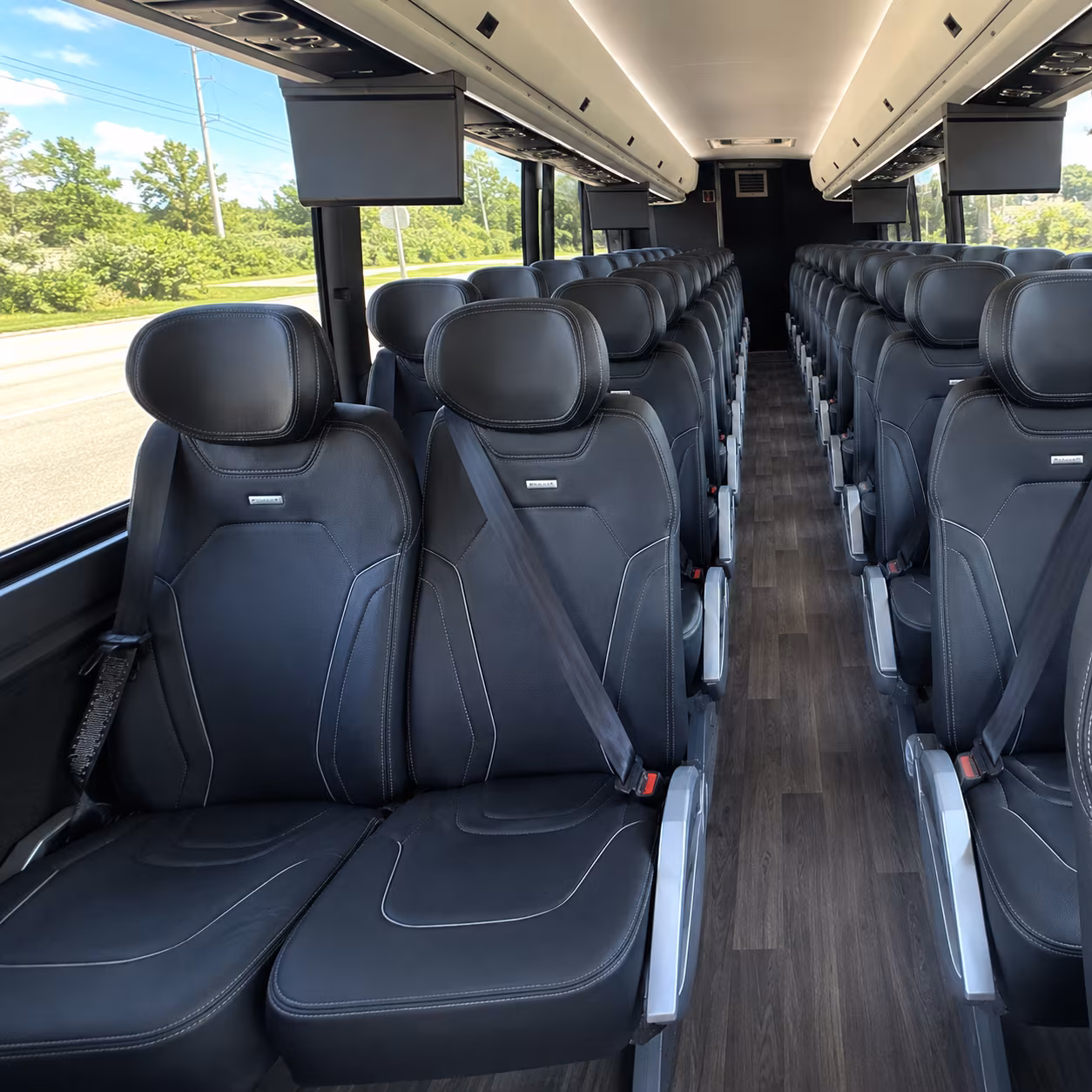 antioch 47 passenger charter bus inside