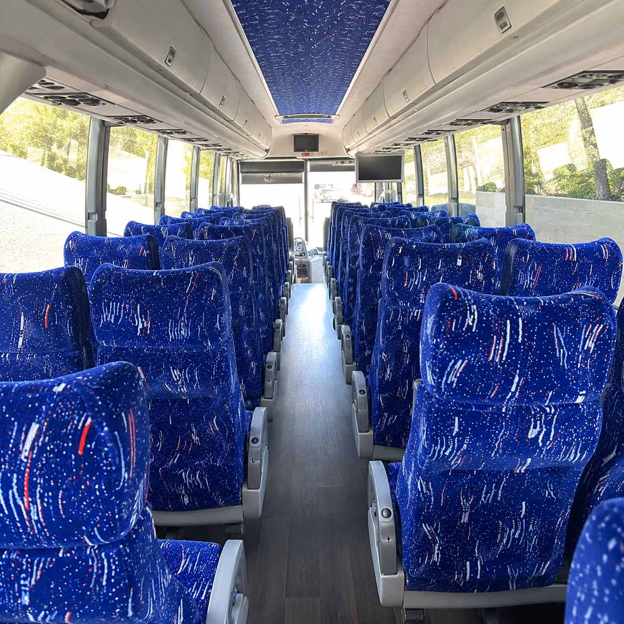 antioch 50 passenger charter bus interior