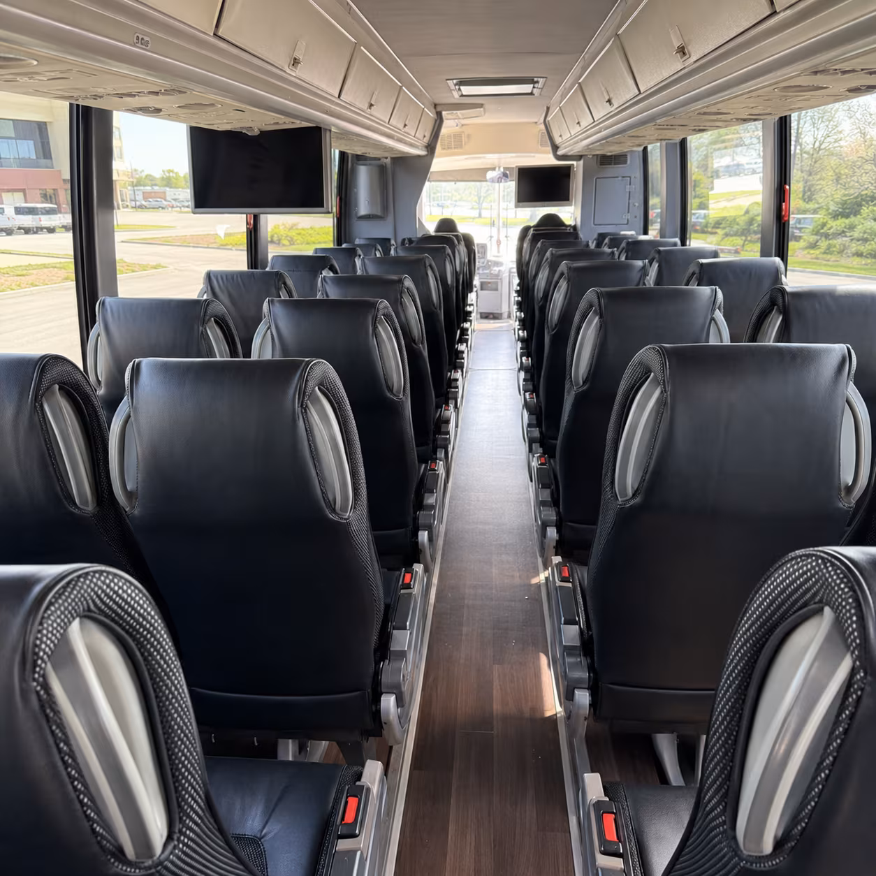 antioch 56 passenger charter bus inside