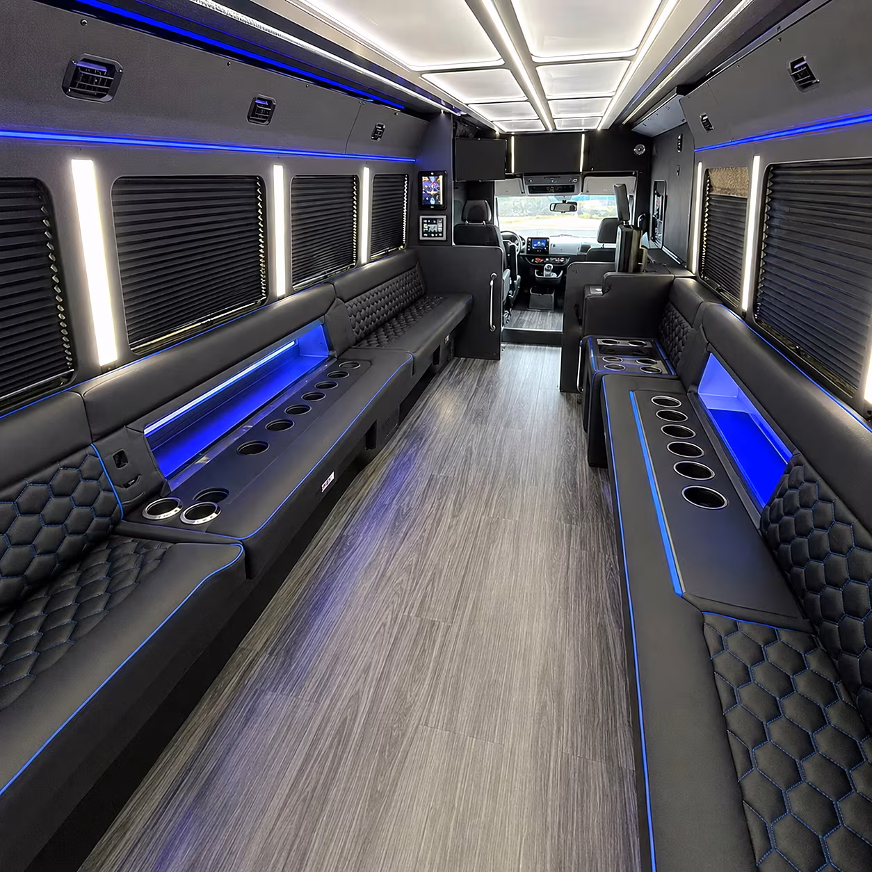 antioch party bus interior