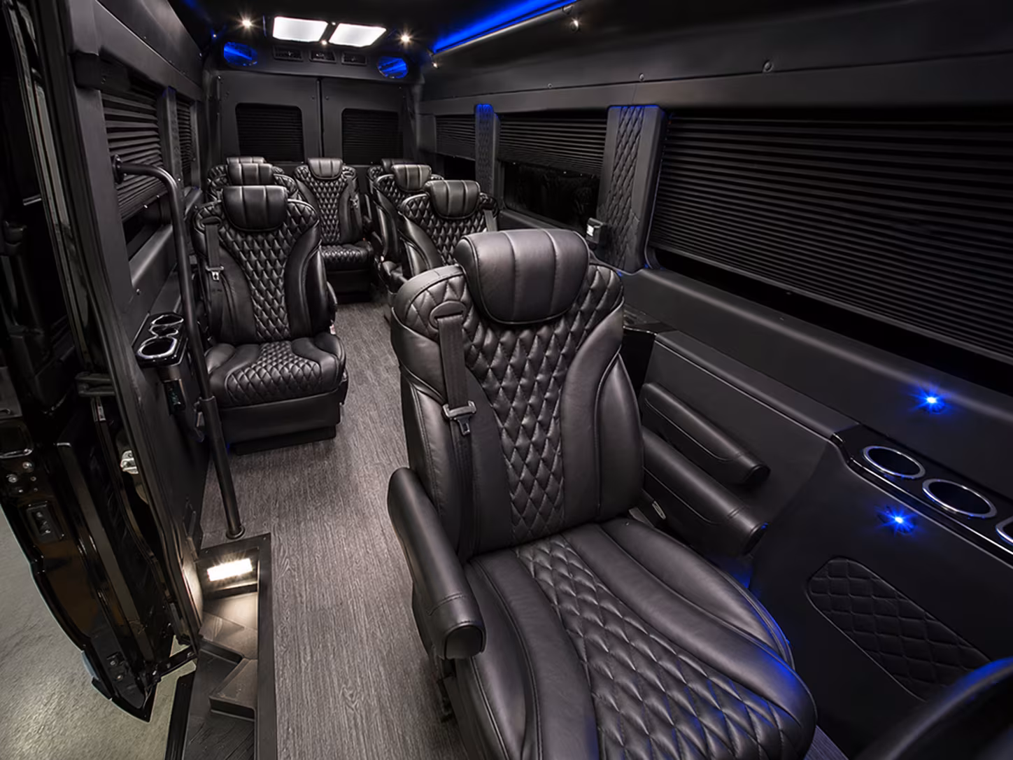 antioch sprinter van with driver inside