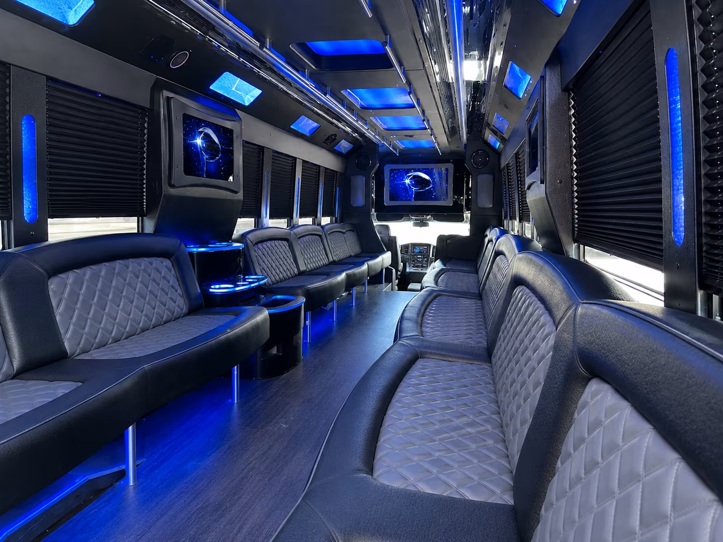 college campus visit buses for antioch high school students